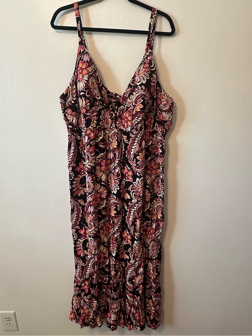As U Wish Floral Paisley Maxi Dress 3XL